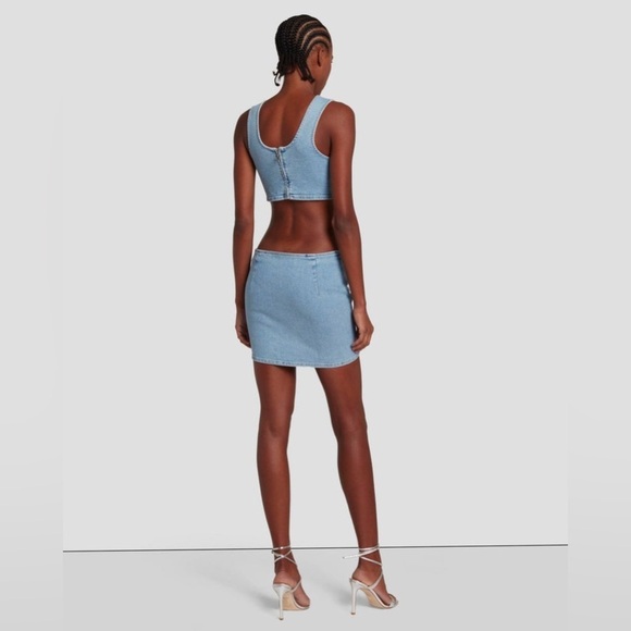 7FAM x ADR Denim Mini Dress XS - Picture 4 of 8